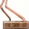 1967-72 Chevrolet, GMC Pickup, Blazer, Jimmy, Suburban, Heater Core Assembly, with AC, Copper / Brass, Measures, 9-1/4" x 6-3/8" x 2"