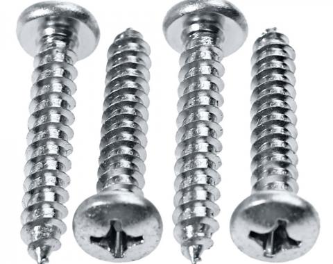 Redline Restomotive® Phillips Pan Head Tapping Screw Set, 18-8, # 8 X 5/8" L, 4-Pieces