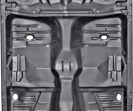 OER 1961-64 Impala / Full Size Full Floor Pan Assembly With Bracing EDP Coated - One Piece Design 153787