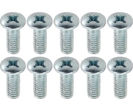 OER 1947-53 Chevrolet, GMC Pickup Truck, Door Hinge Access Cover Screw Set, 10 Piece Set 14195