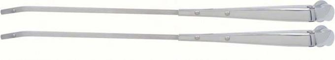 OER 1965-67 Impala, Bel Air, Biscayne, Caprice, Windshield Wiper Arms, Polished Stainless, Pair K118