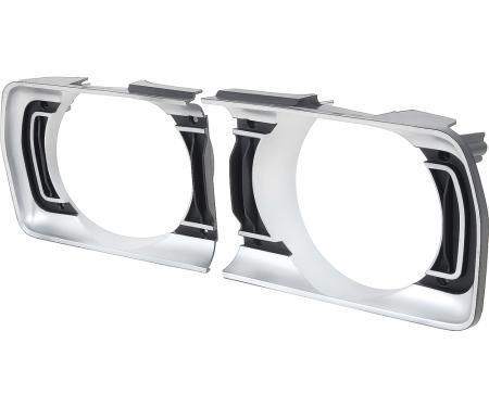 1970-71 Dodge Dart / Demon, Headlamp Bezels, Pair