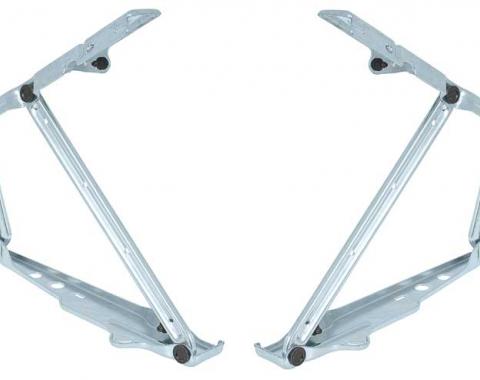 OER 1982-92 Camaro, Firebird Hood Hinge Assembly, with Stud, RH and LH, Pair *881380