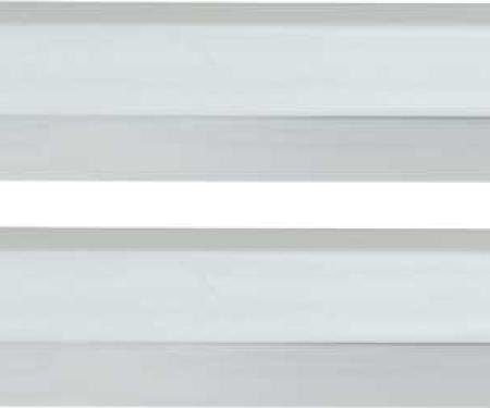 OER 1955-57 Chevrolet 150, 210, Bel Air, Buick, Olds, Pontiac, Cadillac, Aluminum Tie Rod Sleeves, With Jam Nuts, Clear Anodized TF500083