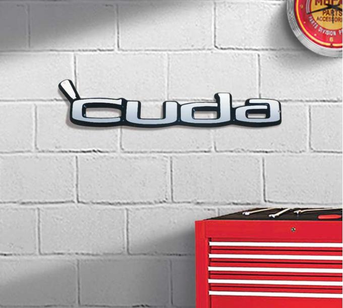OER 20" X 4" 'Cuda Metal Sign PS500120