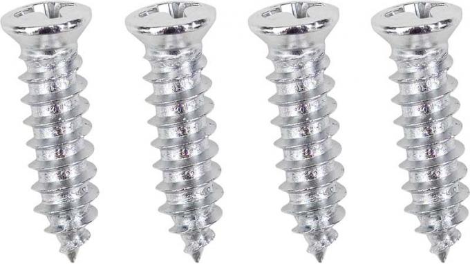 OER Shift Plate Mounting Screws Chrome #10-3/4 *K490