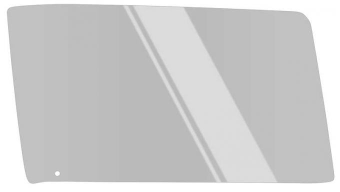 1967 Camaro / Firebird Door Glass, Smoke Gray Tint, Passenger Side