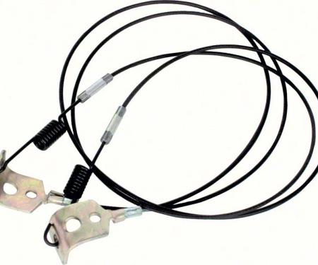 OER 1967-69 Camaro / Firebird Convertible Top Hold Down Cables 7639095