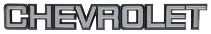 1981-91 Chevrolet, Pickup, Blazer, "Chevrolet" Tailgate Emblem, with Hardware