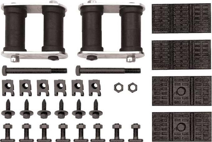 OER 1967-79 GM Rear Leaf Spring Installation Kit - Mono Leaf - Various Models R360