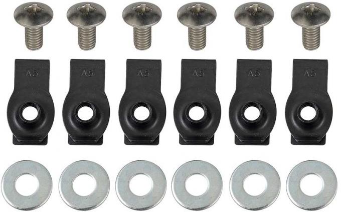 Mustang Front Bumper Bolt Mounting Kit, 1971-1972