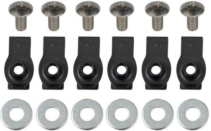 Mustang Front Bumper Bolt Mounting Kit, 1971-1972