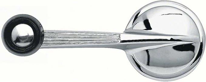 OER 1953-60 Bel Air, 210, Impala, Nomad, Window Crank Handle, Single Arm, Black Knob, Chrome Center 4619387