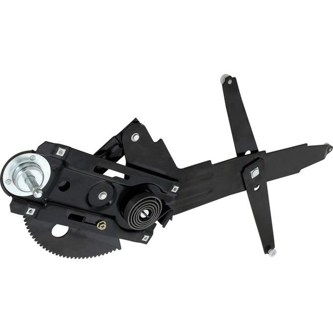 1968-69 Camaro, Firebird, Manual Front Door Window Regulator, with Deluxe Interior, RH Passenger Side