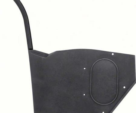 1970-79 Nova, Ventura, Skylark, Apollo, Interior Kick Panel, with AC, Drivers Side, Black