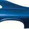 1970-1972 Nova, Ventura, Complete Rear Quarter Panel, 2 Door, with Sail Panel, LH Driver Side