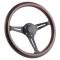 Forever Sharp Horn Button Cap, For 6 Bolt Wheels, Without Logo, Black