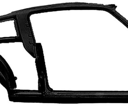 1967-68 Mustang Fastback, Quarter & Door Frame Assembly, RH Passenger Side, EDP Coated