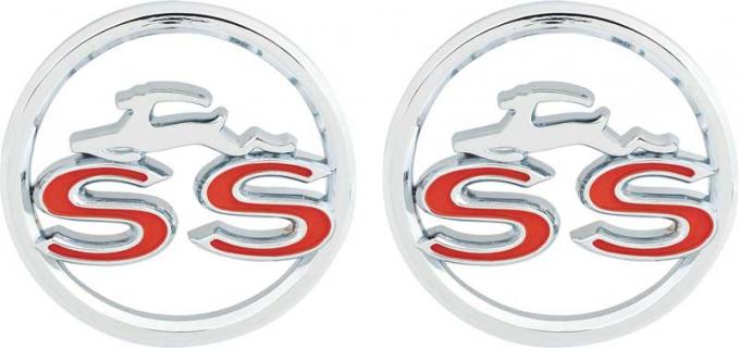 OER 1963 Impala SS Quarter Panel Emblems 3827300
