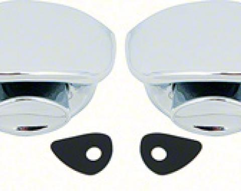 OER 1968-79 Chevy II, Nova, X-Body, Outer Door Handle Set, 2 Door Models R5001B