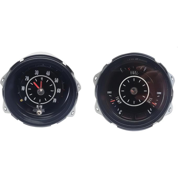 1968-69 Oldsmobile Cutlass, 442, Rally Gauge Pack, Tach Clock Gauges