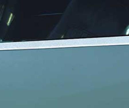 1968 Camaro, Outer Door Ledge Reveal Moldings, Coupe or Convertible, Pair, GM Licensed