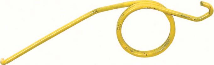 1964-1981 Camaro, Firebird, Chevelle, Impala, Corvair, Door Latch Mechanism Push Button Return Spring, 2 Door Models, Yellow, LH Driver Side
