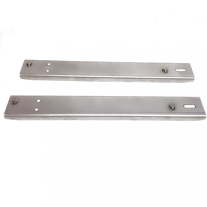 OER 1966-72 Impala, Chevelle, GTO, 442, LeMans, Cutlass, Seat Track Extenders, Buckets or Bench Seat, Pair IN10503Z