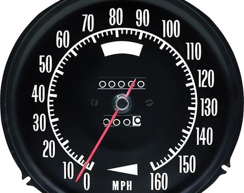 OER 1972-74 Chevrolet Corvette, Speedometer, 160 MPH 6496850