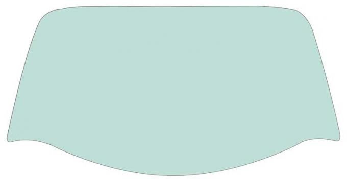 1968-70 Mopar B-Body (Except Charger) Reproduction Back Window Glass - Tinted