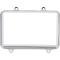 1976-99 GM, Headlamp Retaining Ring, Rectangular Style, Stainless Steel, 4" x 6" Lamp Design, Each