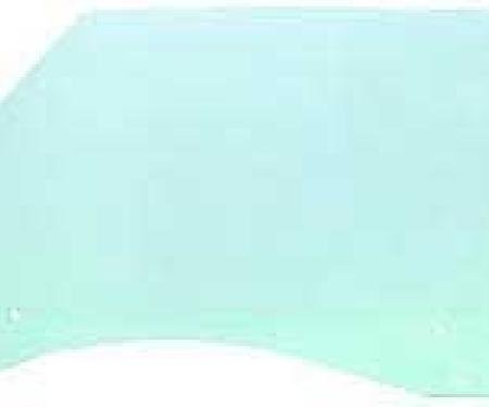 1990-92 Camaro, Firebird, Front Door Window Glass, Light Green Tint, LH Driver Side