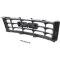 2007-13 GMC Sierra 1500, Front Grill Assembly, Textured Black Shell, with Black Cross-Bar Insert