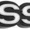 1968-69 Nova SS, Rear Panel Emblem, with Hardware