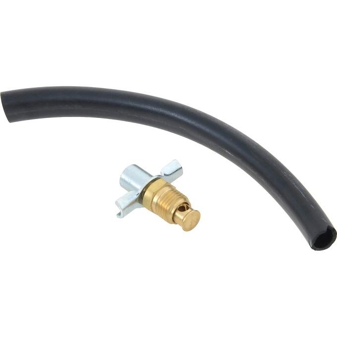 Radiator Drain Petcock, With 6" of Hose, 1/4" npt