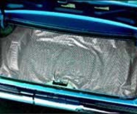 OER 1970-73 Camaro / Firebird Gray / White Vinyl Trunk Mat with Houndstooth Pattern K76001A