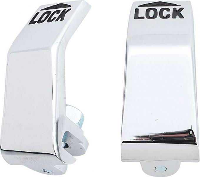 OER 1970-74 E-Body Chrome Door Lock Levers ME2100