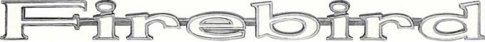 OER 1967-69 "Firebird" Front Fender Emblem 9796319