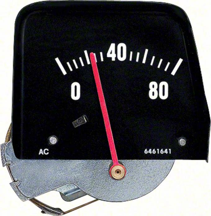 OER 1968-76 Black Mechanical Console Oil Pressure Gauge 6462896