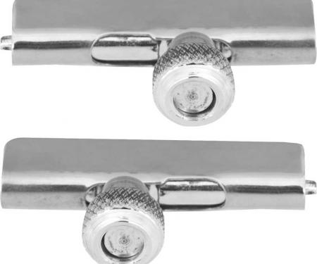 1955-57 Bel Air, 150, 210, Chieftain, Catalina, Vent Window Latch Assembly, Hardtop, Sedan, Wagon, Pair