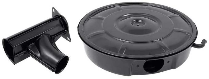 OER 1965-67 Mustang 289 8 cyl., Air Cleaner Housing With Snorkel And Vent Tubes, California only. 9600H