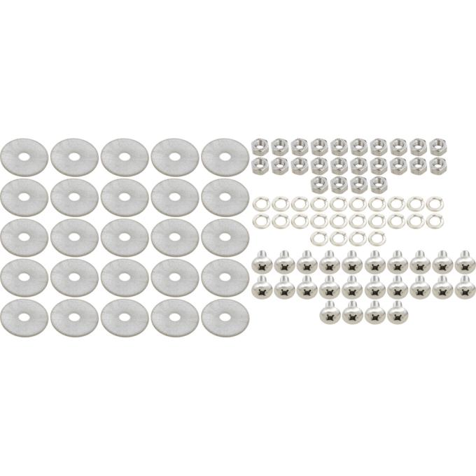 1947-66 Chevy, GMC Pickup Truck, Stepside, Rear Fender Hardware Set, Replacement Style Phillips Head Bolts