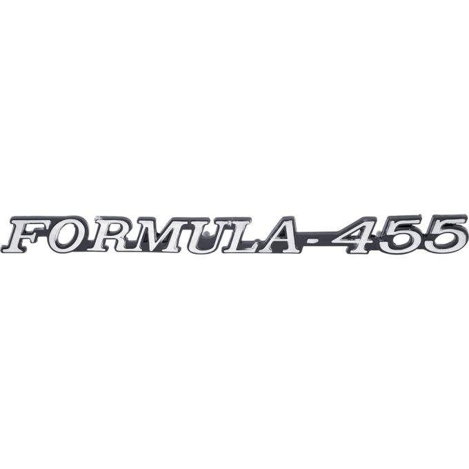 OER 1972-75 Pontiac Firebird, "Formula 455" Front Fender Emblem, Each FB063