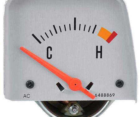 OER 1968-69 Camaro, Console Temperature Gauge, Silver Face, GM Licensed 6489836