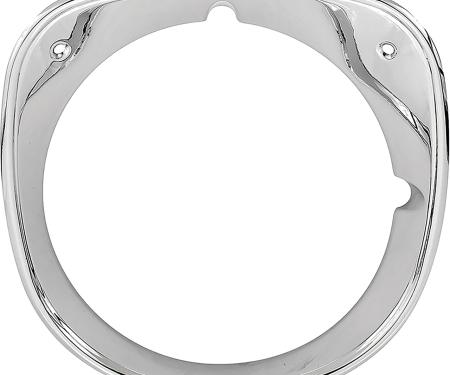OER 1970 Chevelle, Malibu, El Camino, LH Headlamp Bezel, Chrome, Replaces GM# 3965973