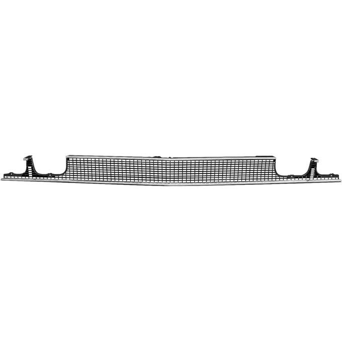 OER 1968 Chevrolet Chevelle, El Camino, Grill, SS, Black With Silver Accents 3917465A