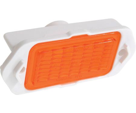 OER 1969 Camaro, Chevelle, Front Side Marker Lens, Amber, Each 916813