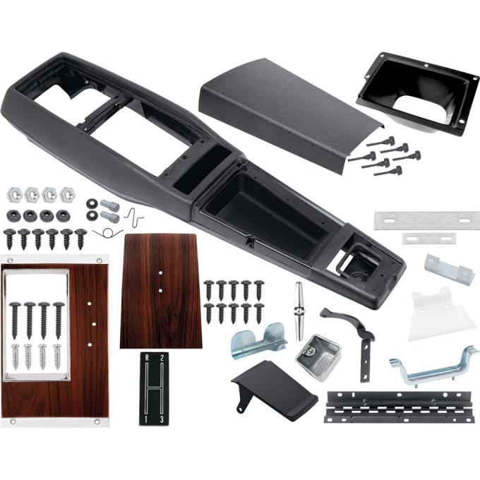 1969 Camaro 3 Speed Manual Transmission Console Kit without Gauges