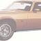 OER 1970-81 Camaro, Firebird, Rocker Panel Molding, with Hardware, 3" Wide, LH Driver Side 481540