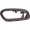 1995-2002 Chevy, GMC Pickup, SUV, Inner Door Handle Bezel, w/Power Door Lock Hole, Manual Window, Red, LH Drivers Door